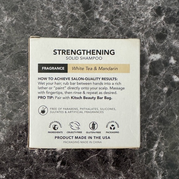 KITSCH Solid Shampoo Bar Bundle Rice Protein Water Castor Oil - Picture 3 of 5